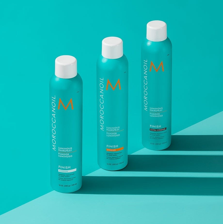 MoroccanOil Luminous outlet Hairspray STRONG Hold 10 oz - PACK OF 3