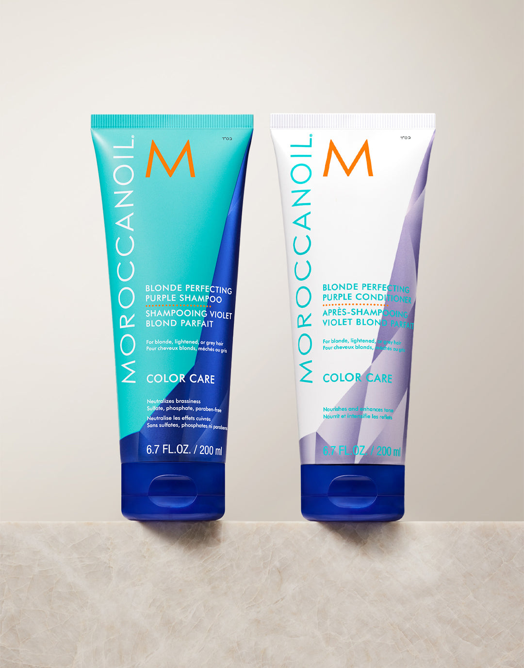 Moroccanoil Blonde Shampoo fashion & Conditioner Half Liter