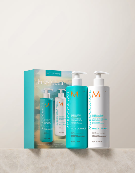 Frizz Control Shampoo & Conditioner Half-Liter Set