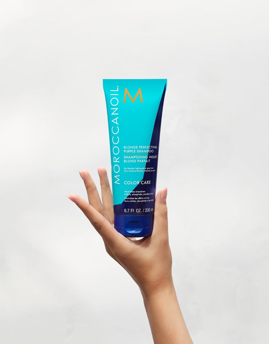 Blonde Perfecting Purple Shampoo – Moroccanoil