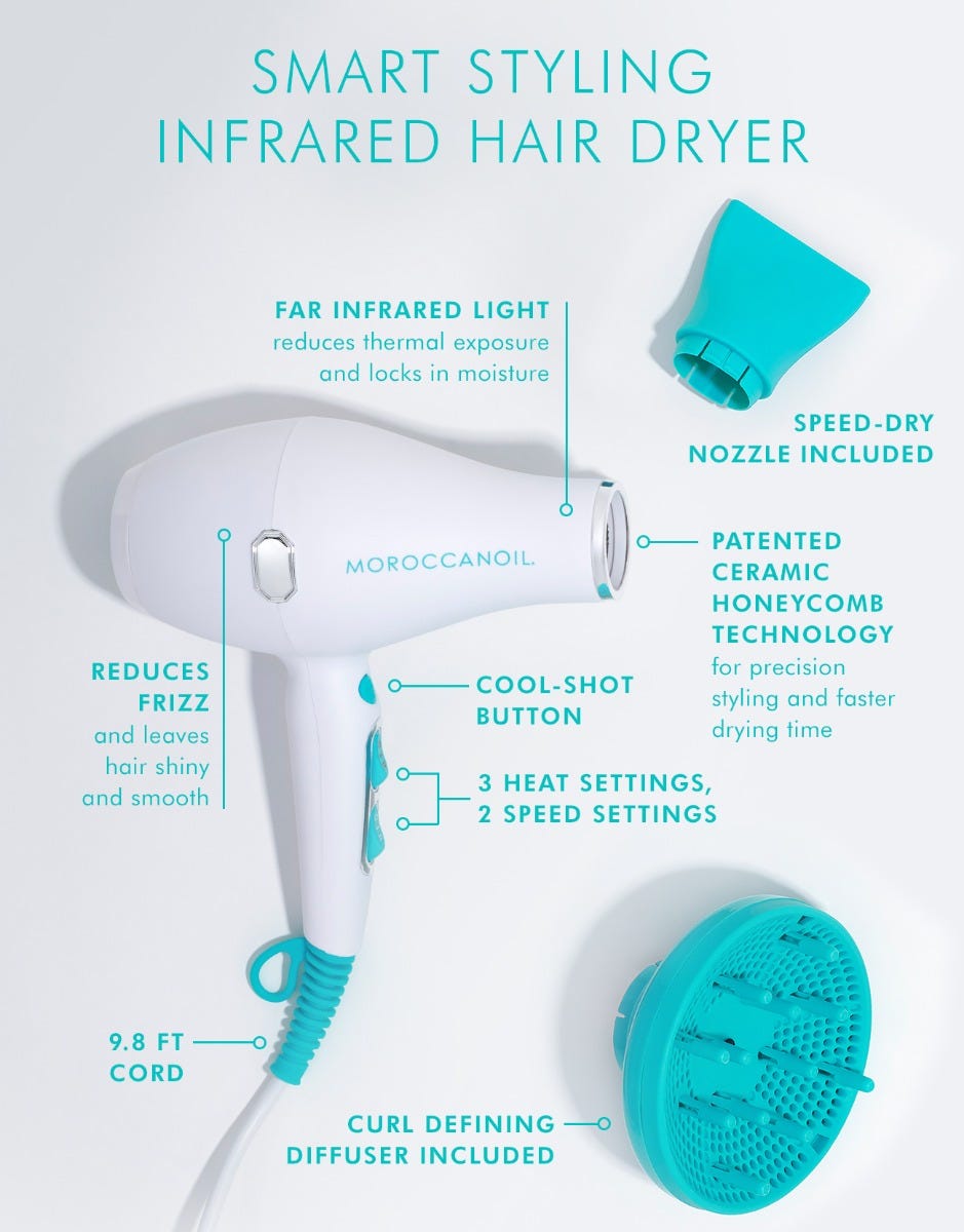 Moroccan oil infered hot hair dryer